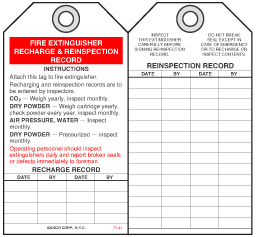 Safety Tag - Right-To-Know (Nfpa - Diamond Chart) | Idesco Safety